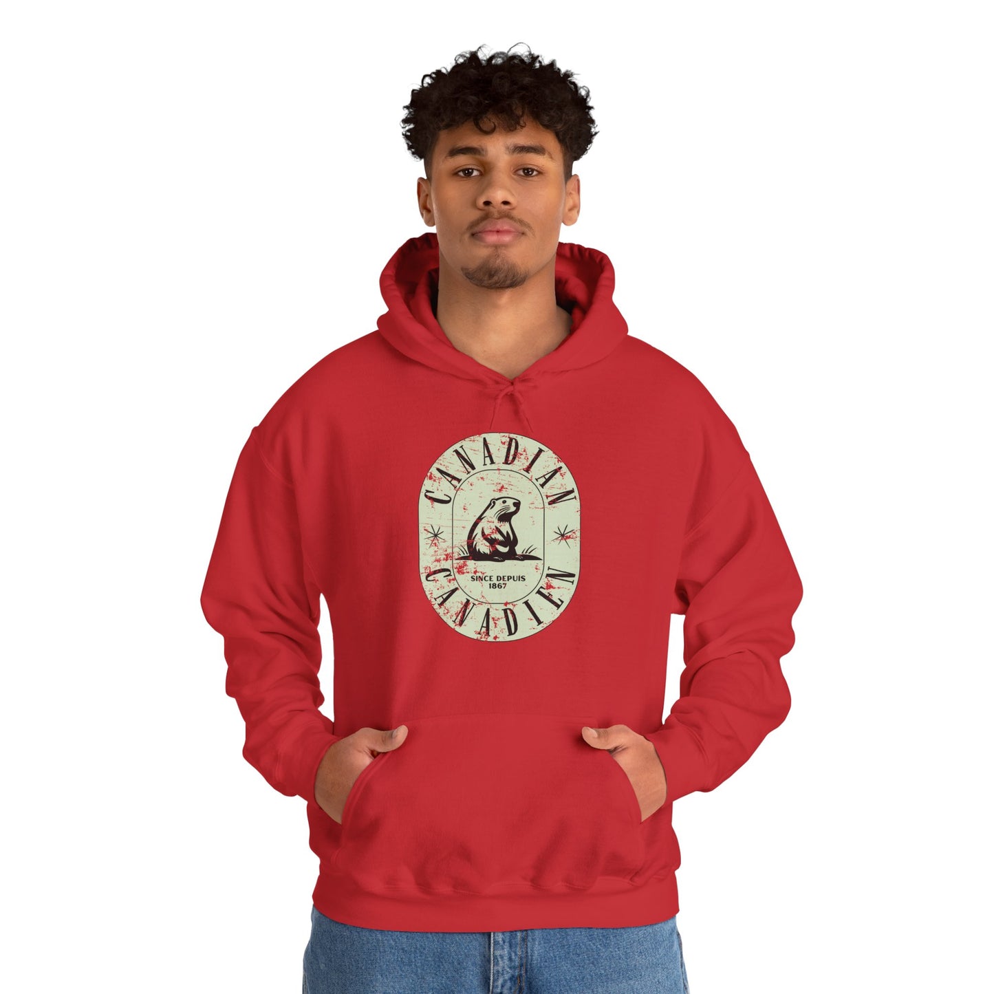 Vintage Canadian Beaver Heritage Hoodie