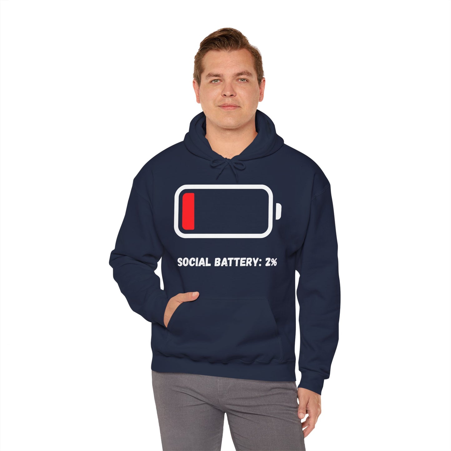 Introvert - Social Battery: 2% Hoodie