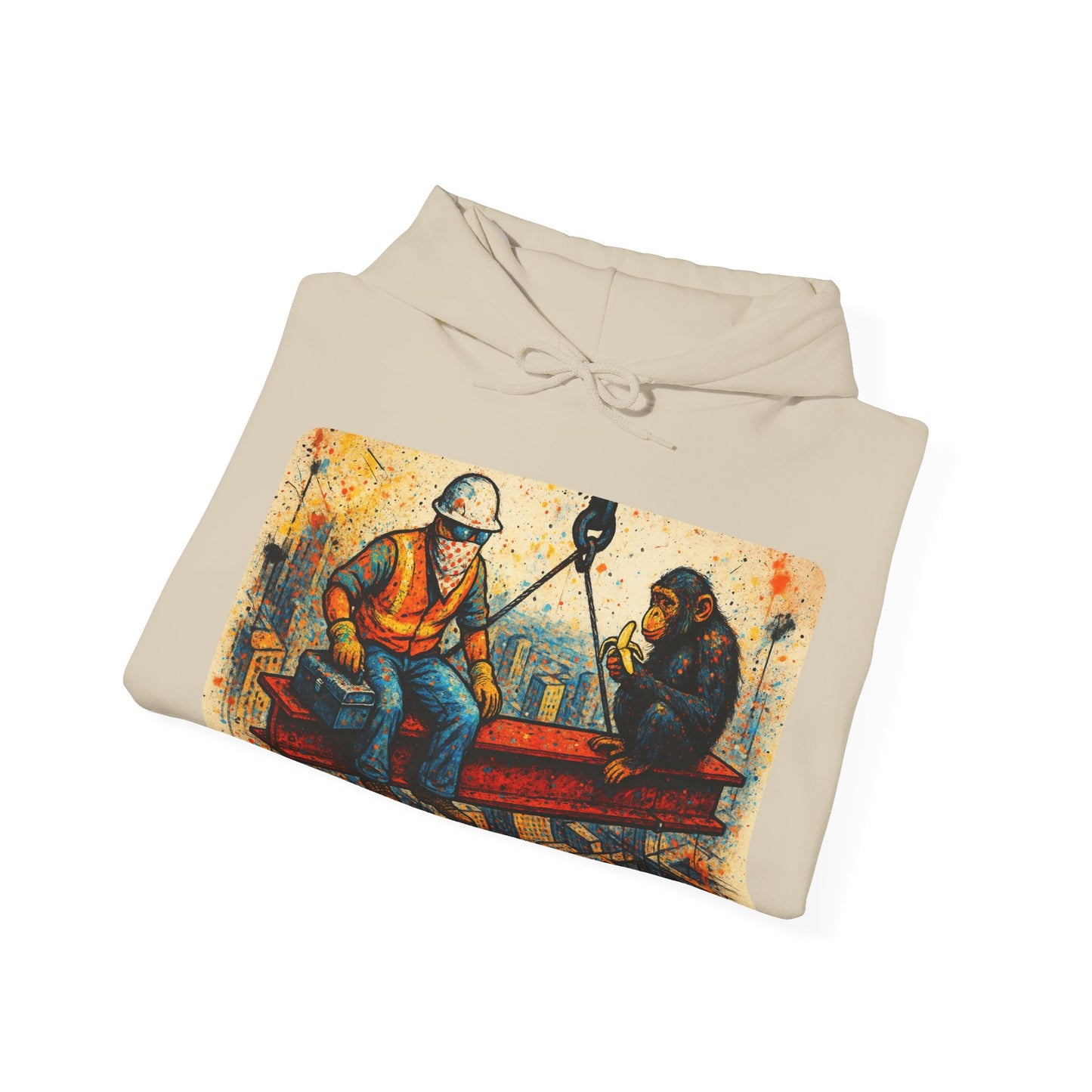 Urban Jungle Graffiti Heavy Hoodie