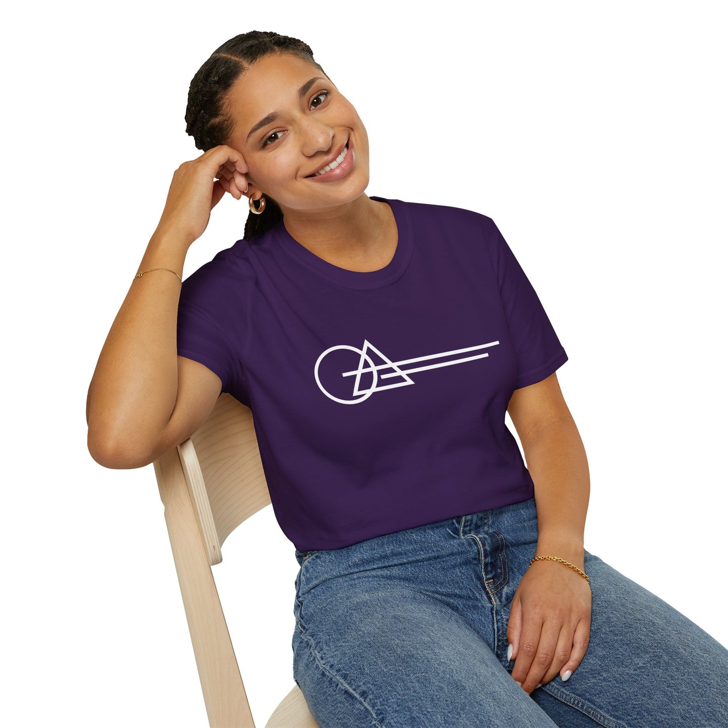 Minimalist Geometric Softstyle T-Shirt
