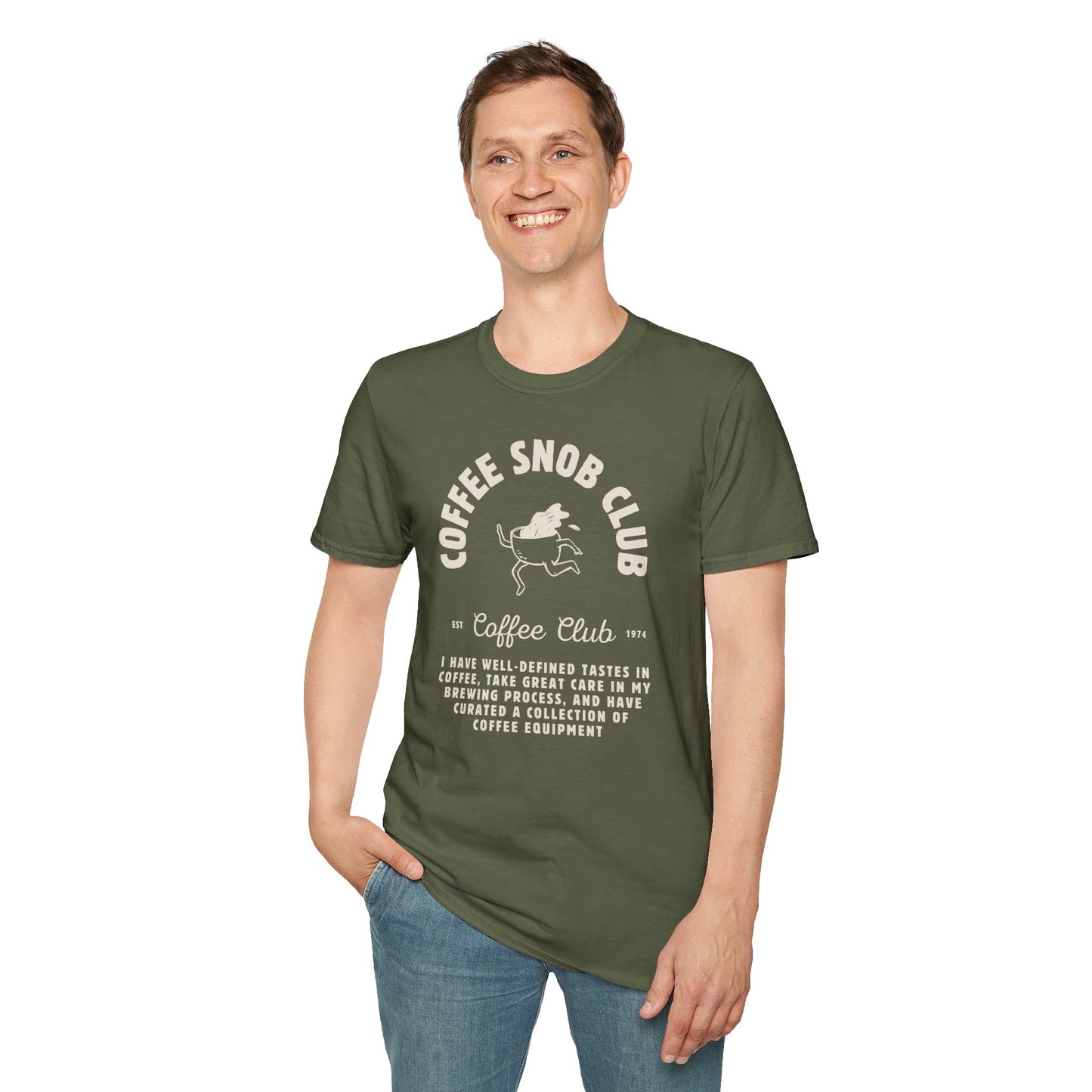 Coffee Snob Club Softstyle T-Shirt