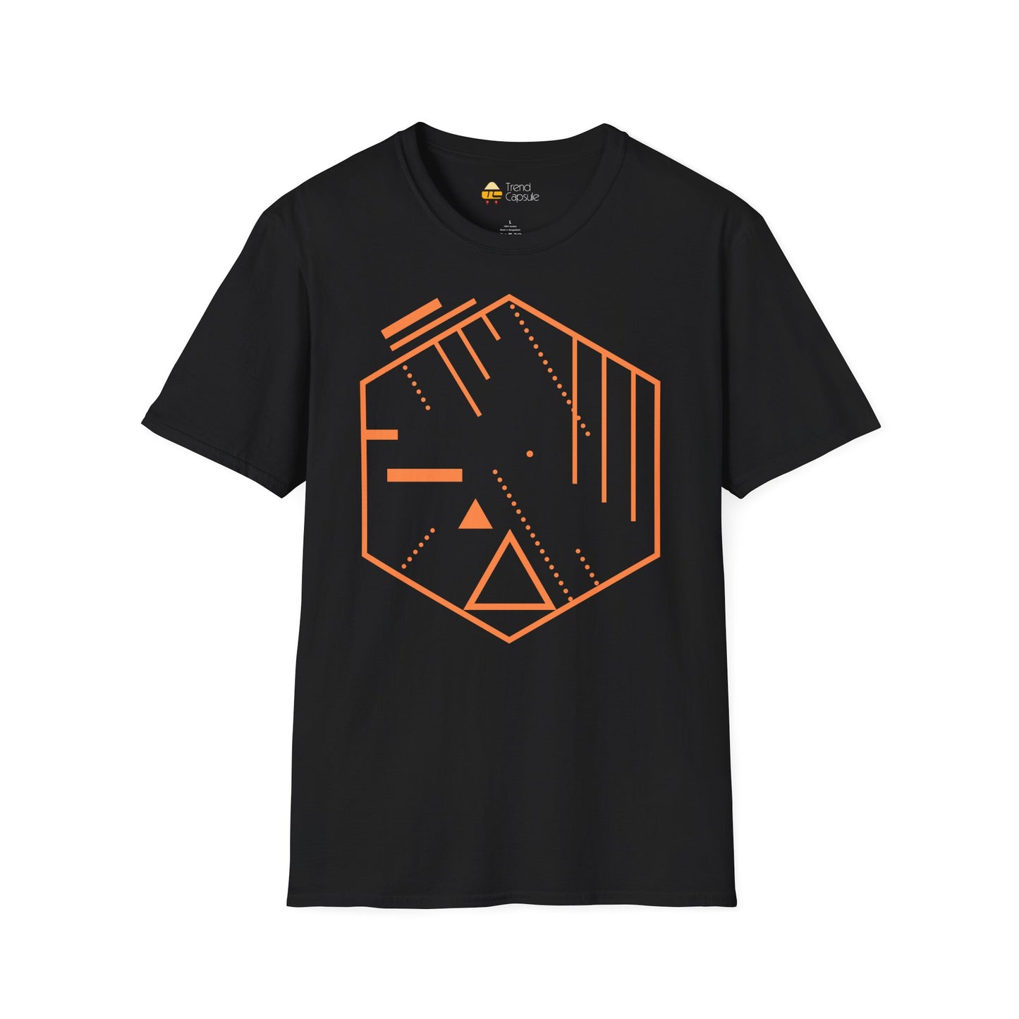 Trendy Geometric Softstyle T-Shirt