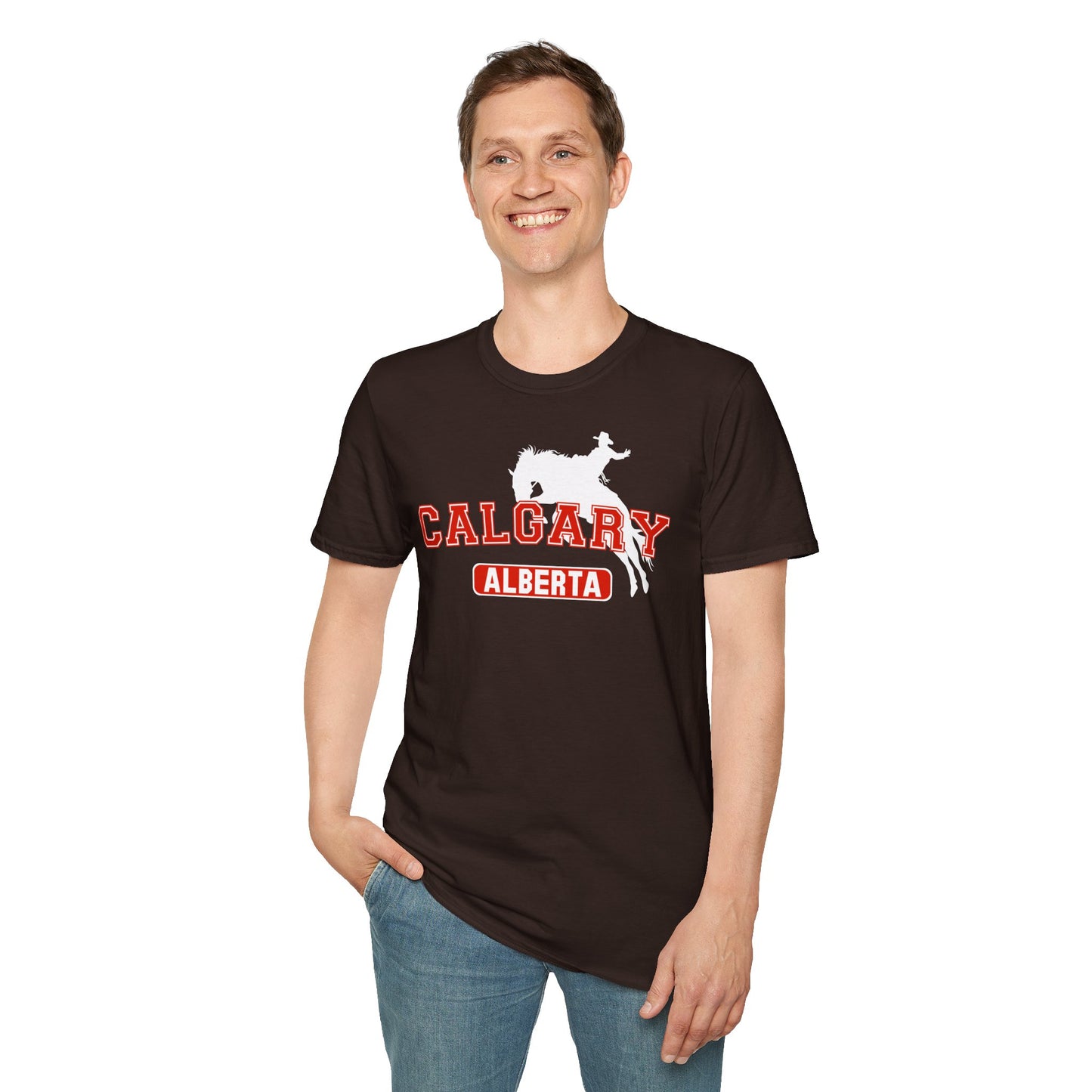 Calgary Alberta Varsity Softstyle T-Shirt