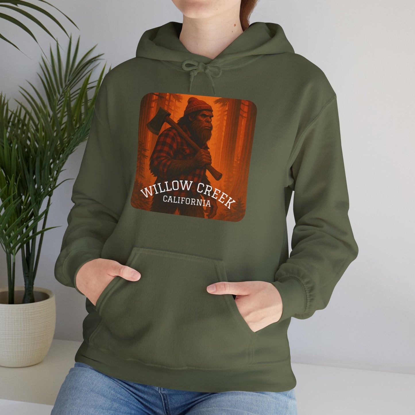 Bigfoot Lumberjack Willow Creek Edition Heavy Hoodie