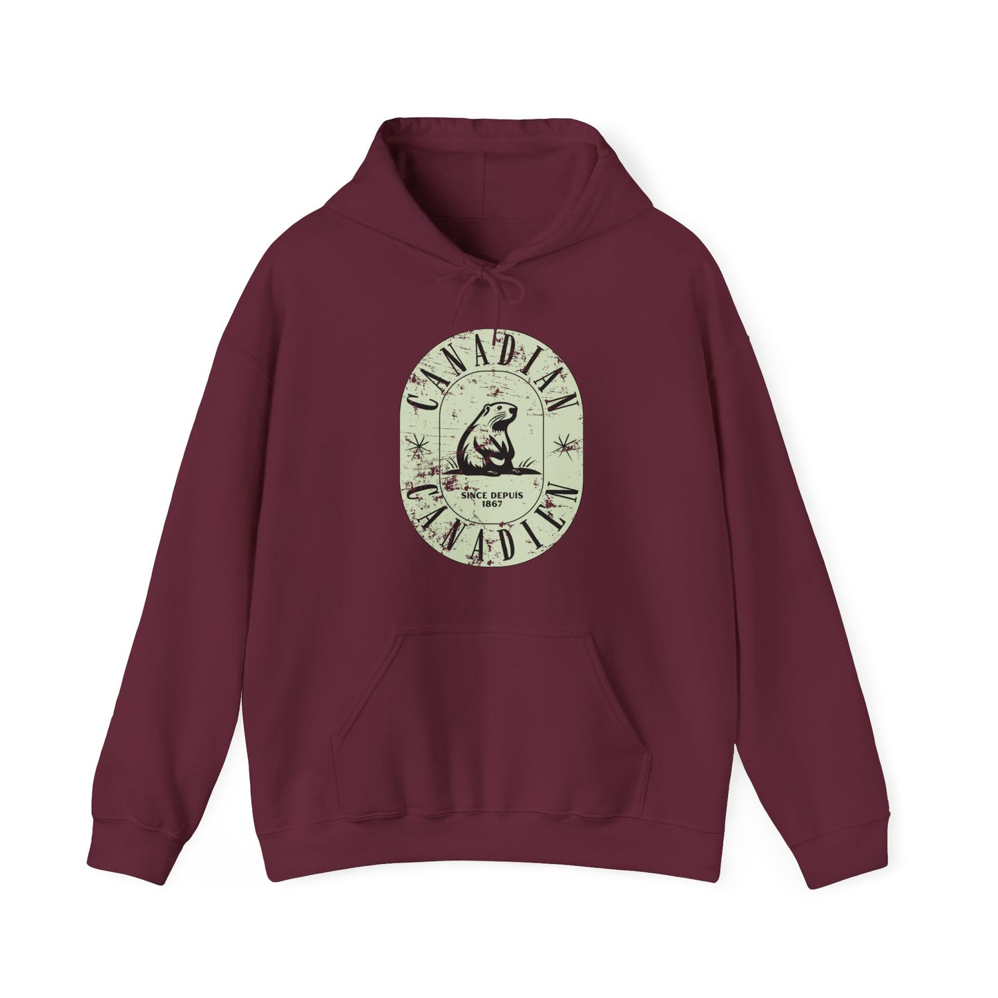 Vintage Canadian Beaver Heritage Hoodie