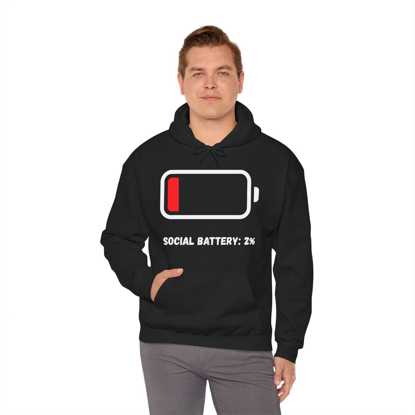 Introvert - Social Battery: 2% Hoodie