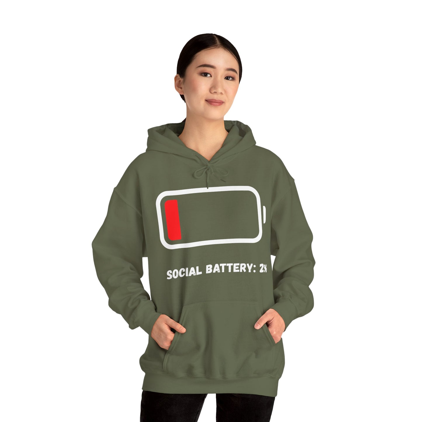 Introvert - Social Battery: 2% Hoodie