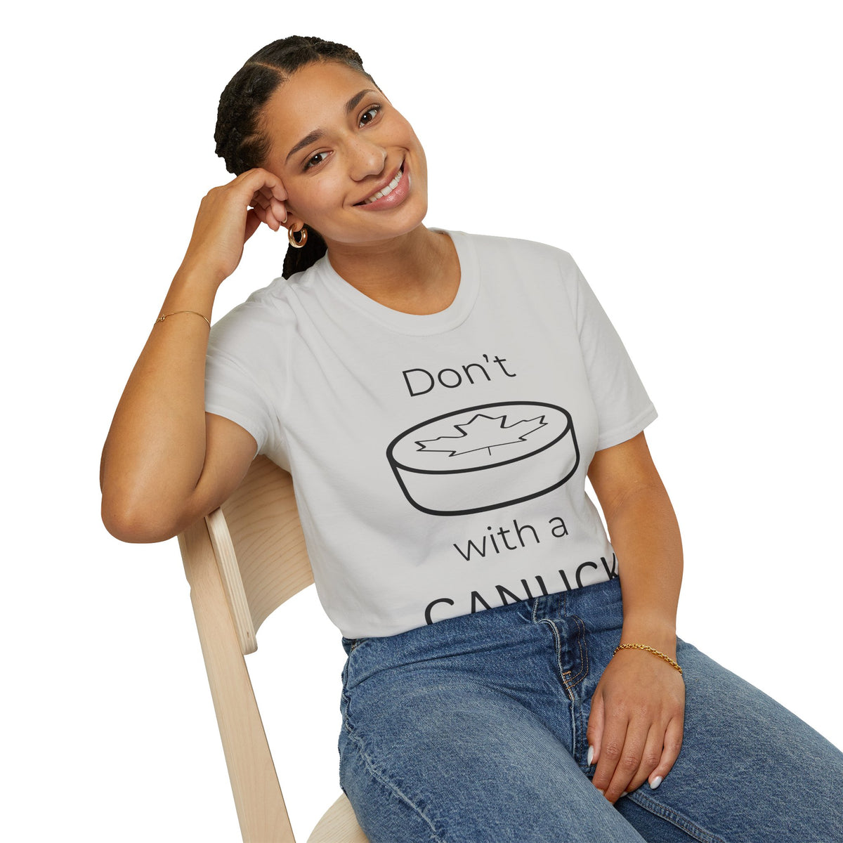 Don't Puck with a Canuck Softstyle T-Shirt