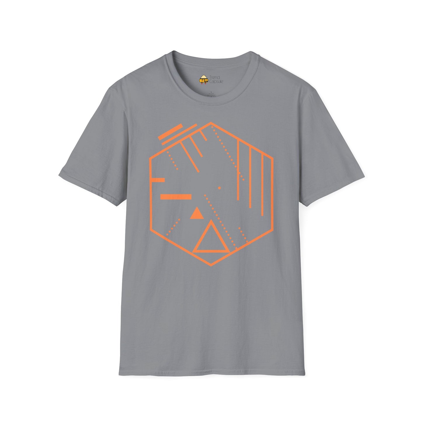 Trendy Geometric Softstyle T-Shirt