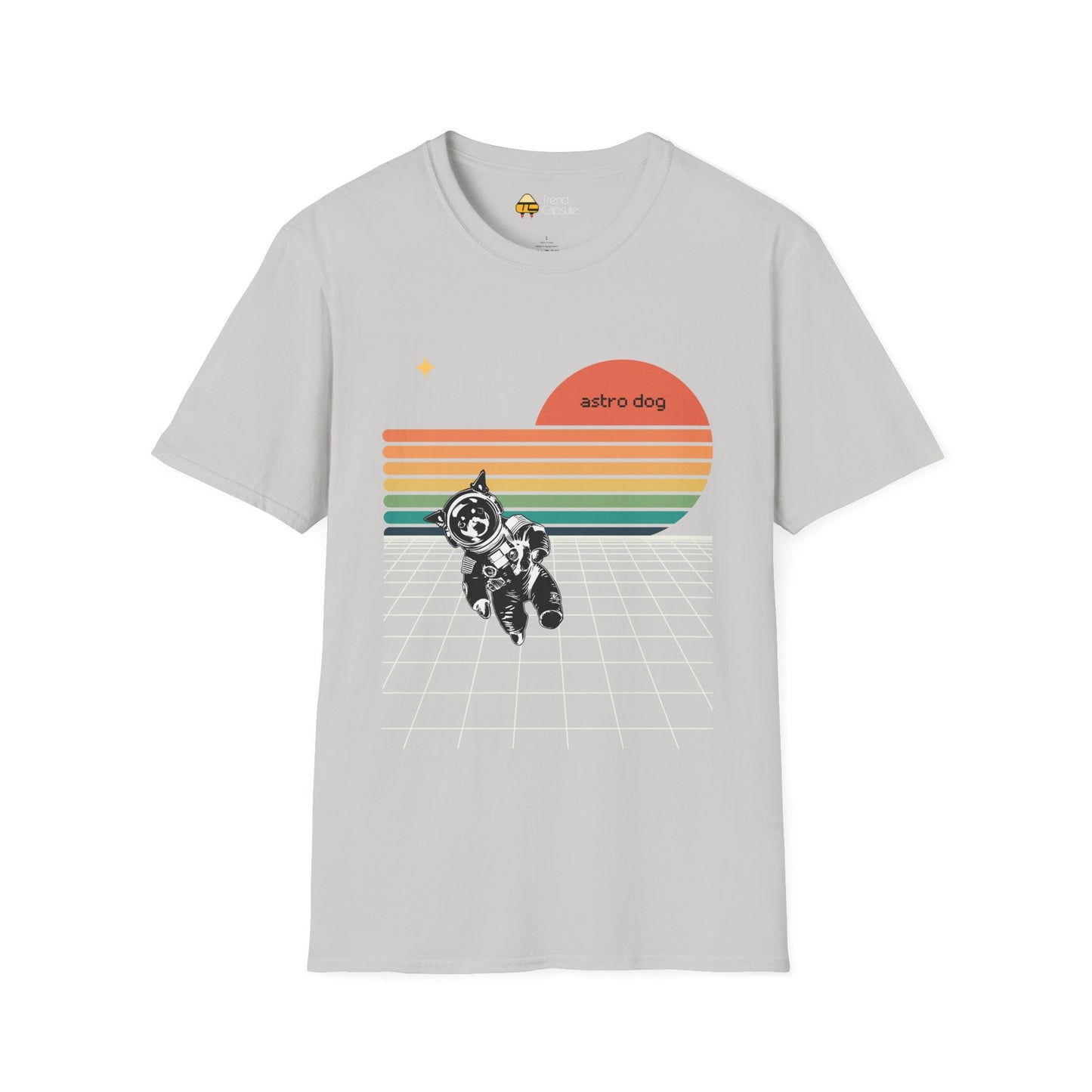 Retro Astro Dog Softstyle T-Shirt