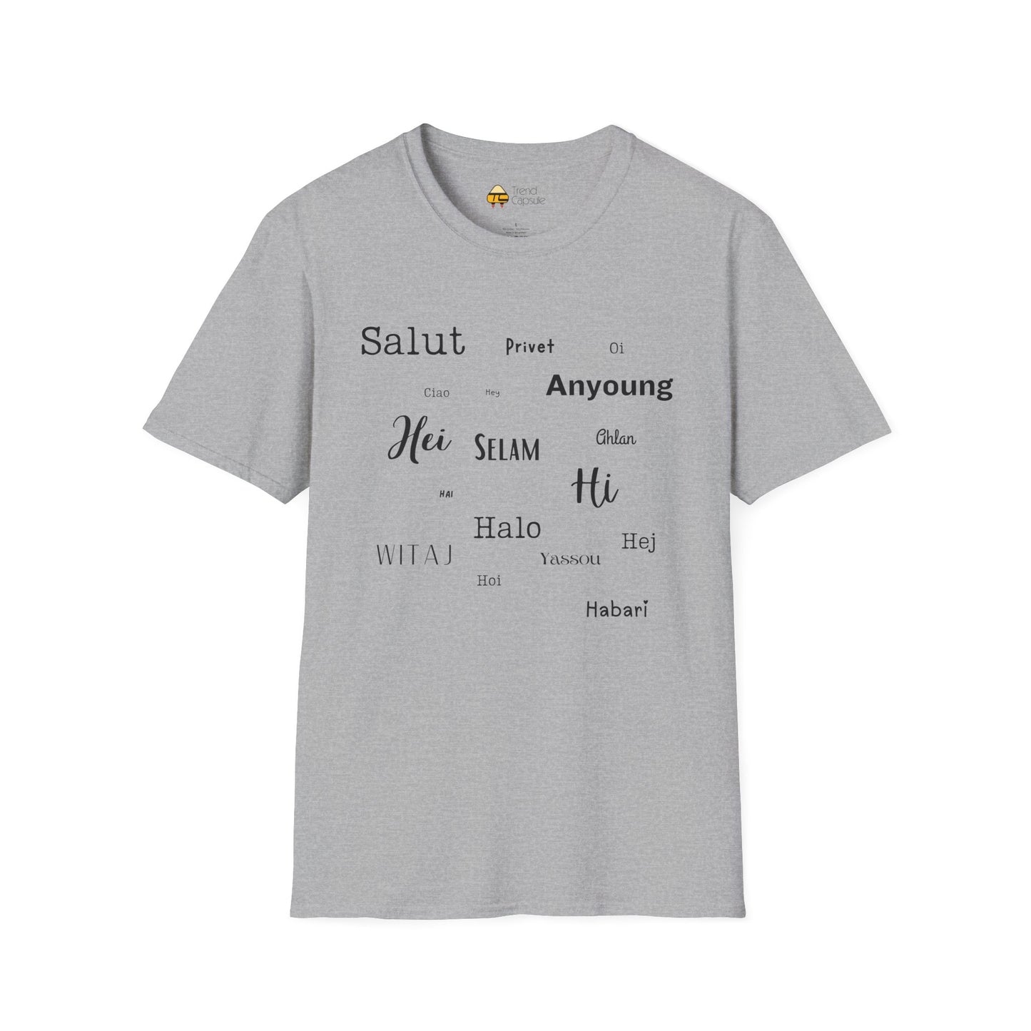 Multi-Language Greetings Softstyle T-Shirt
