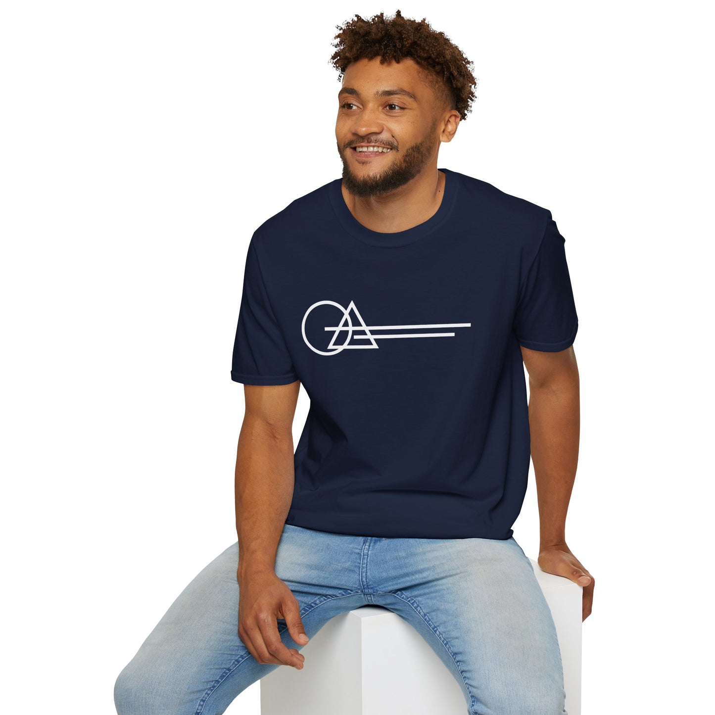 Minimalist Geometric Softstyle T-Shirt