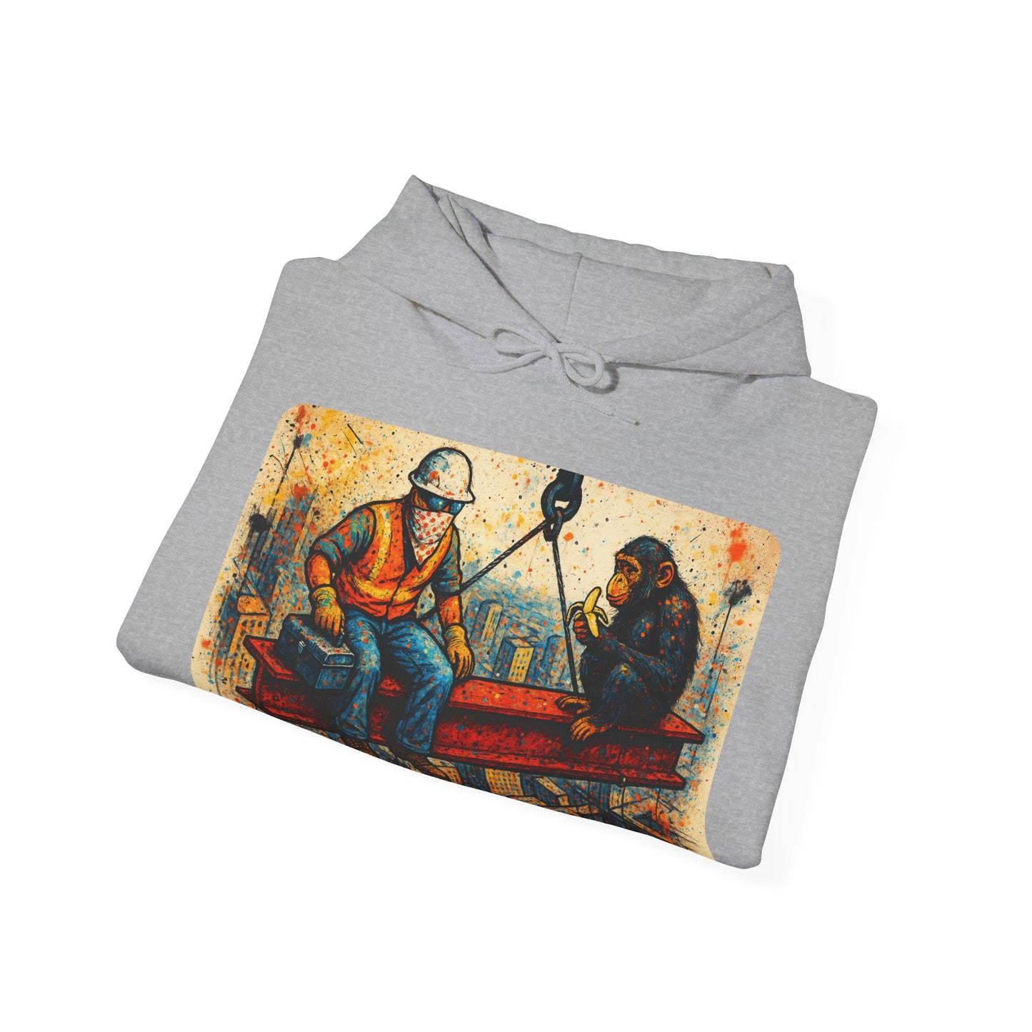 Urban Jungle Graffiti Heavy Hoodie