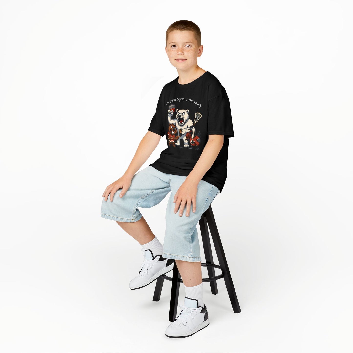 Youth's Sporty Canadian Animal T-Shirt