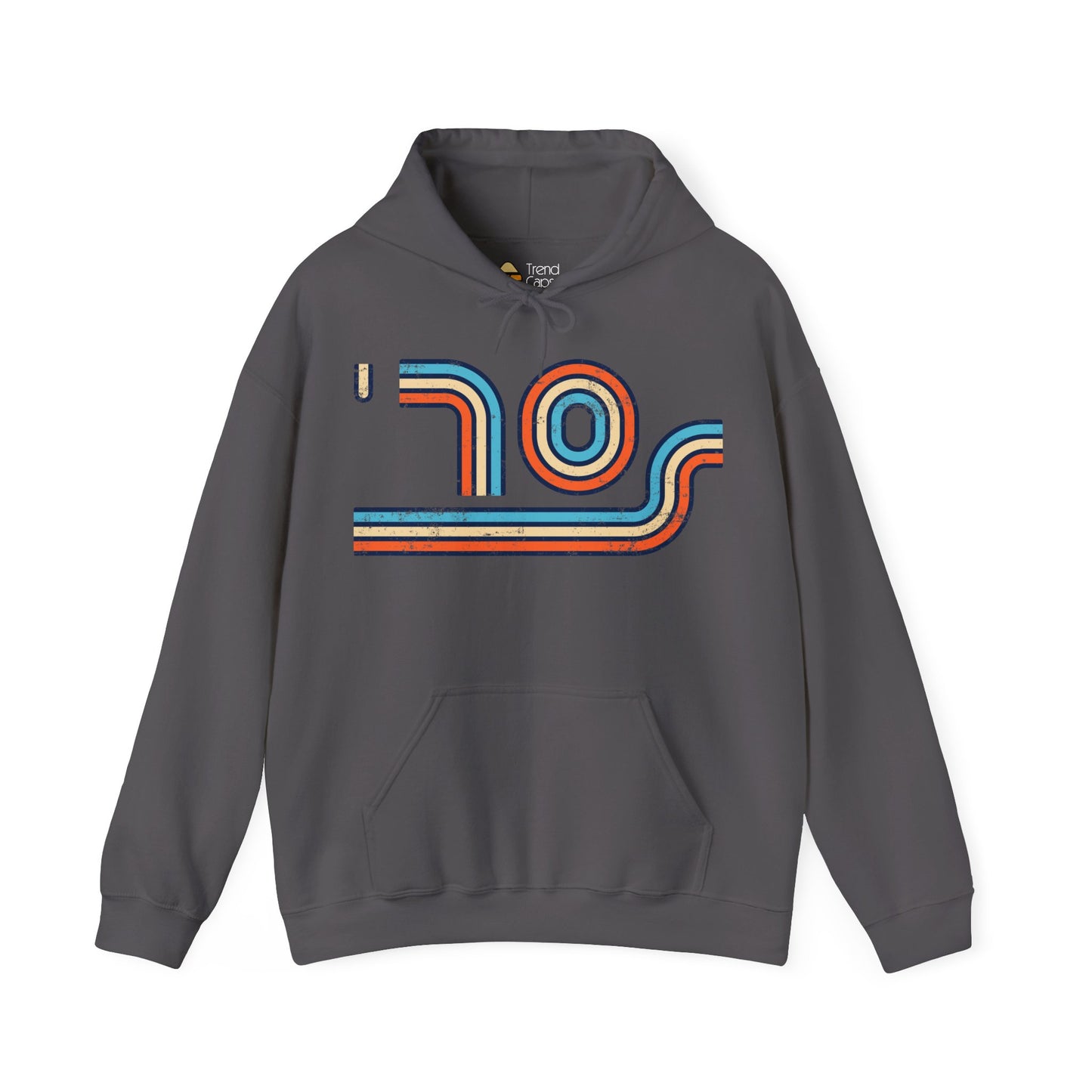70s Distressed Retro Vibes Unisex Hoodie