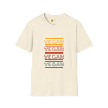 Retro Vegan Eco-Friendly Softstyle T-Shirt