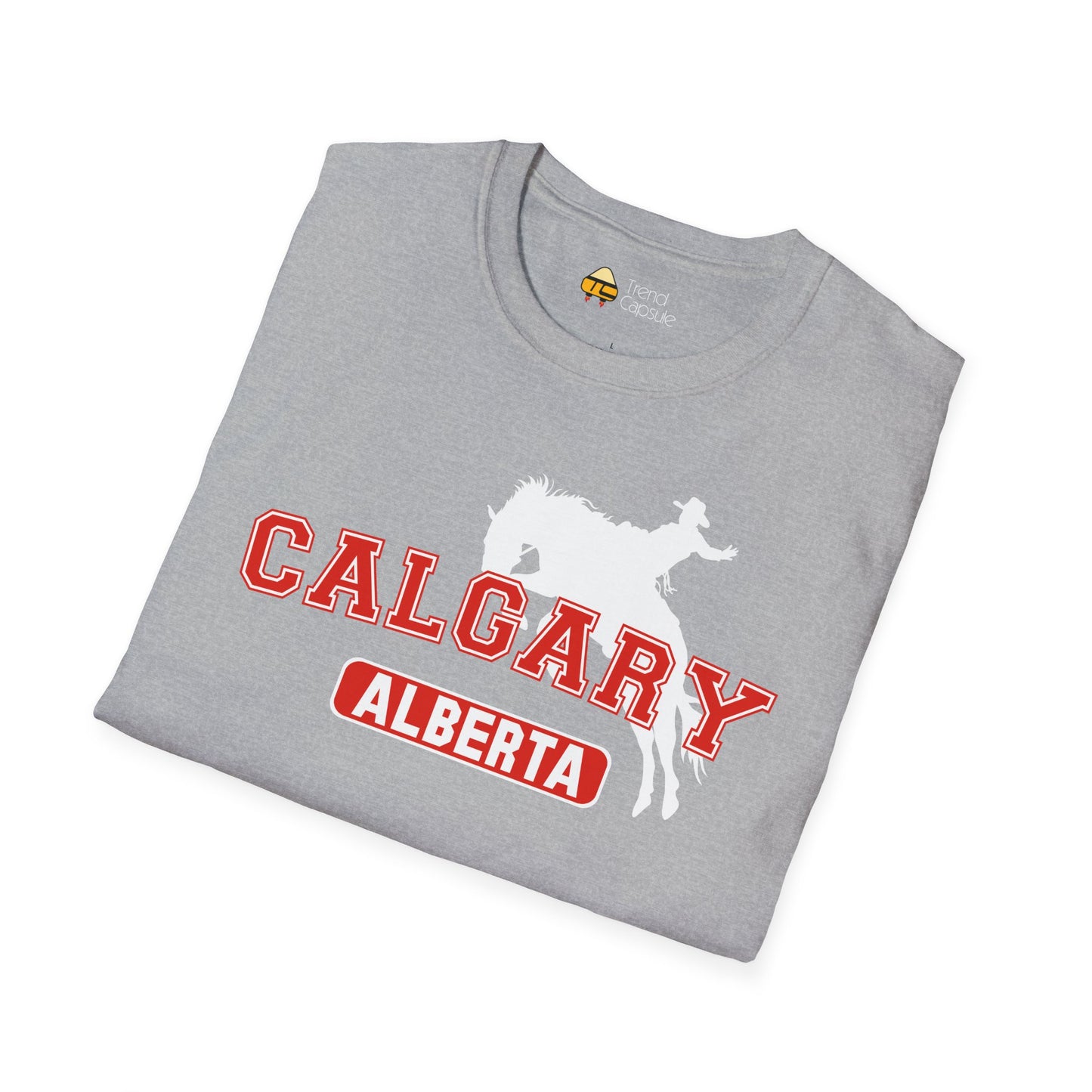 Calgary Alberta Varsity Softstyle T-Shirt
