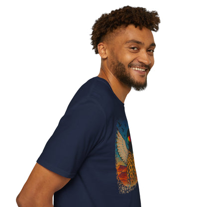 Desert Snowboarder Cosmic Spray-paint Softstyle T-Shirt