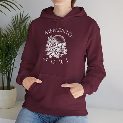Memento Mori (Remember Death) Skull Rose Hoodie