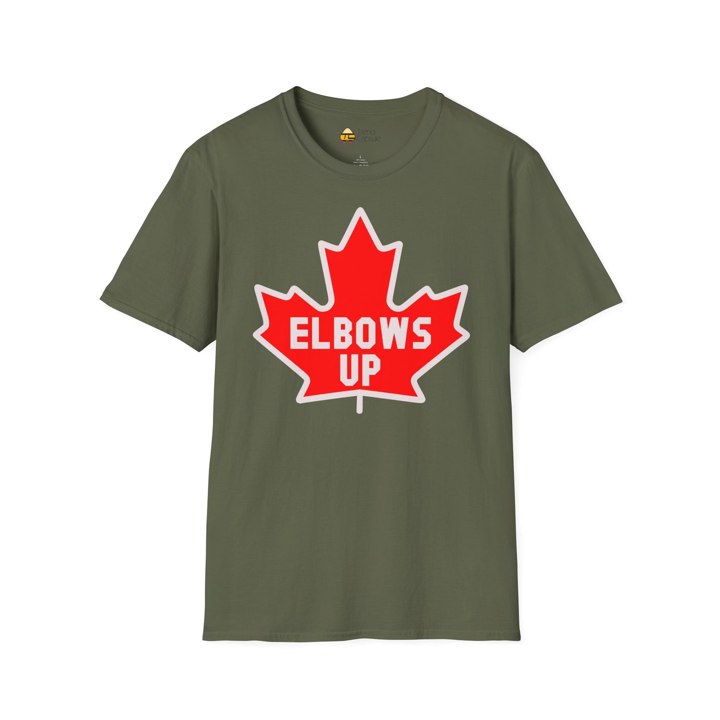 Elbows Up Maple Leaf T-Shirt