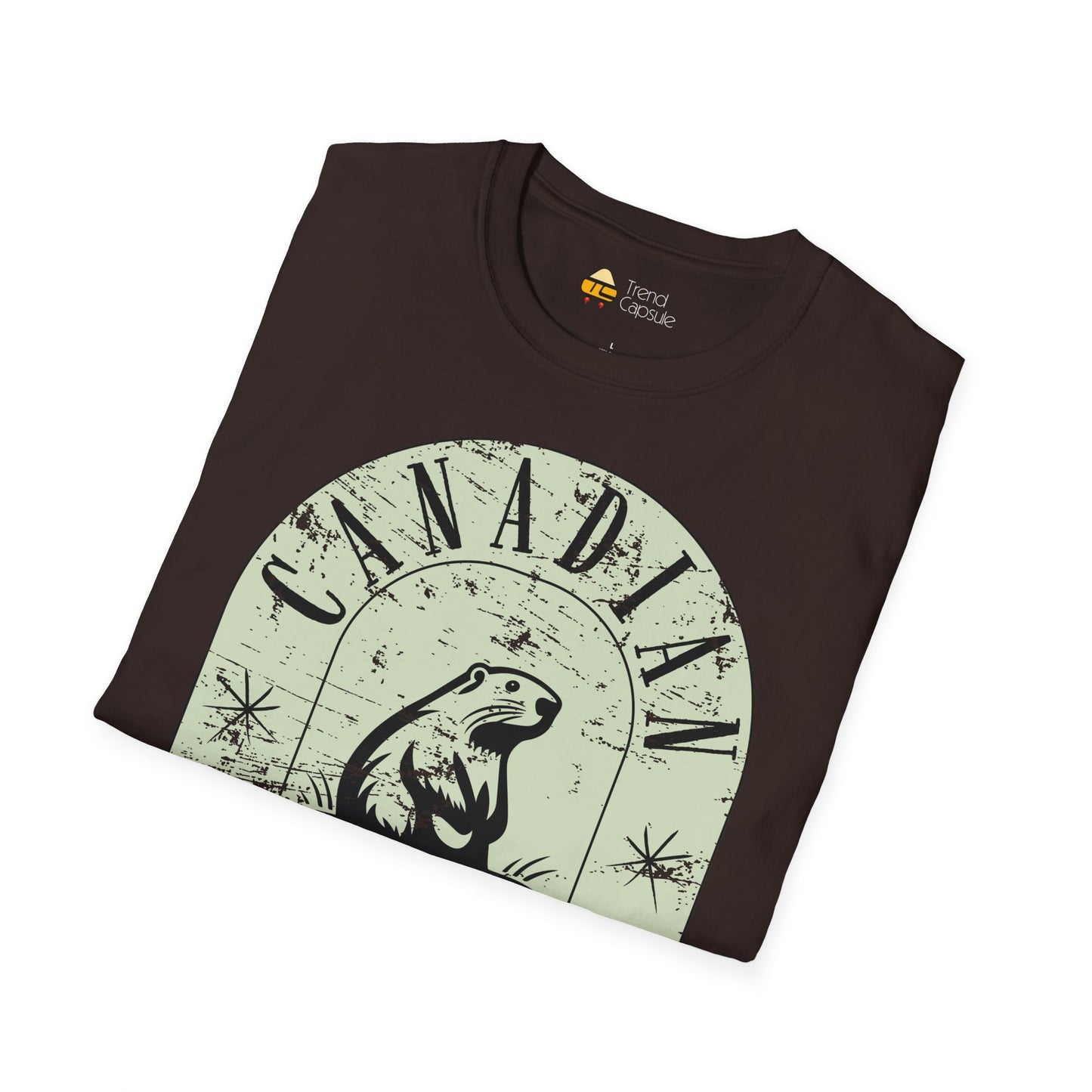 Vintage Canadian Beaver Softstyle T-Shirt