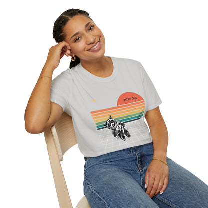 Retro Astro Dog Softstyle T-Shirt
