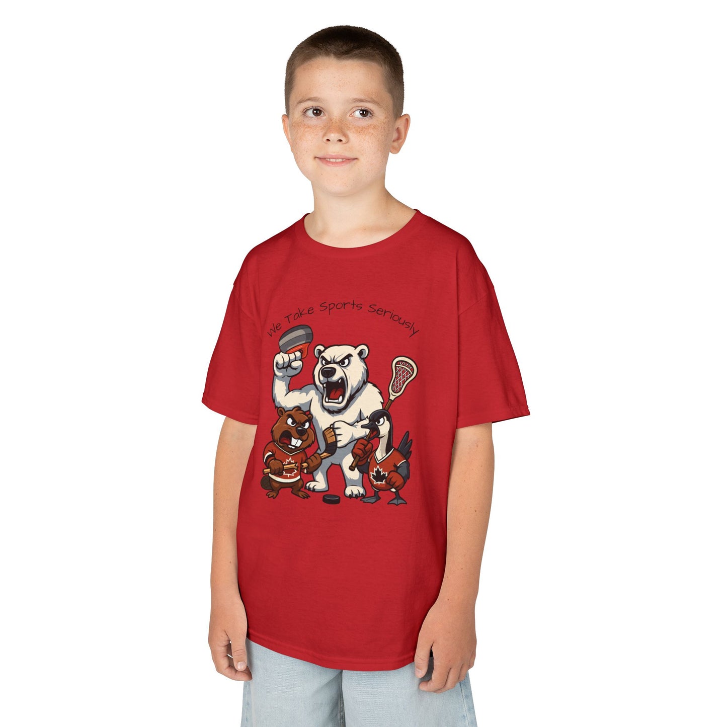 Youth's Sporty Canadian Animal T-Shirt