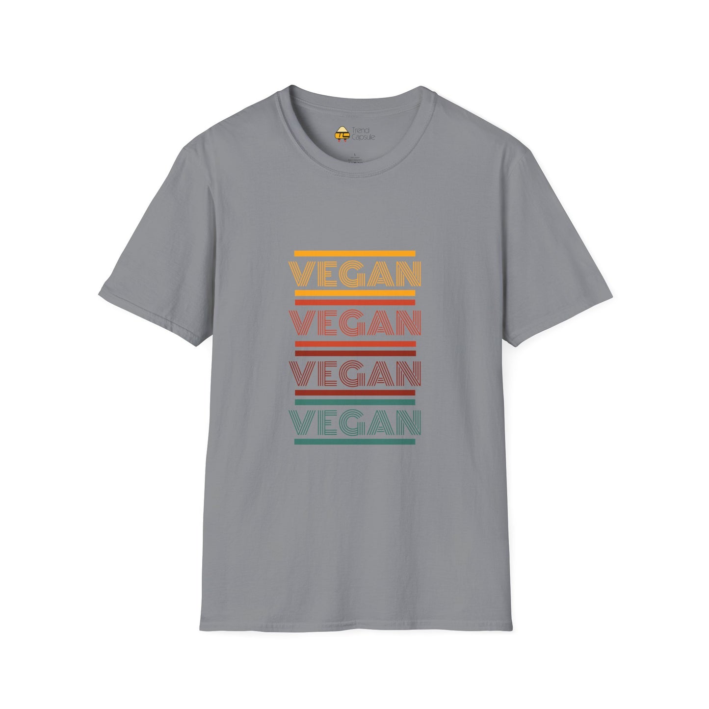 Retro Vegan Eco-Friendly Softstyle T-Shirt