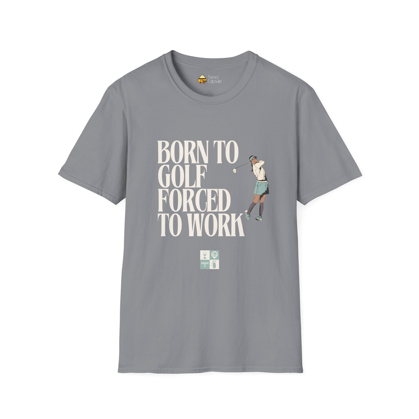 Women's 'Born to Golf' Softstyle T-Shirt