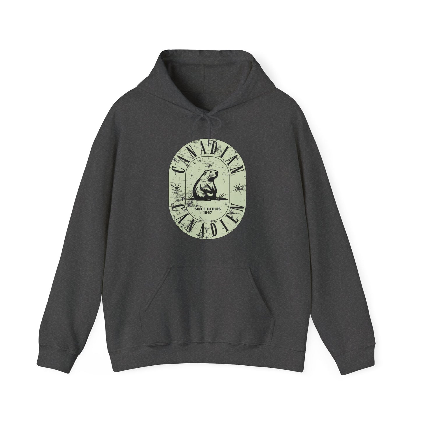 Vintage Canadian Beaver Heritage Hoodie