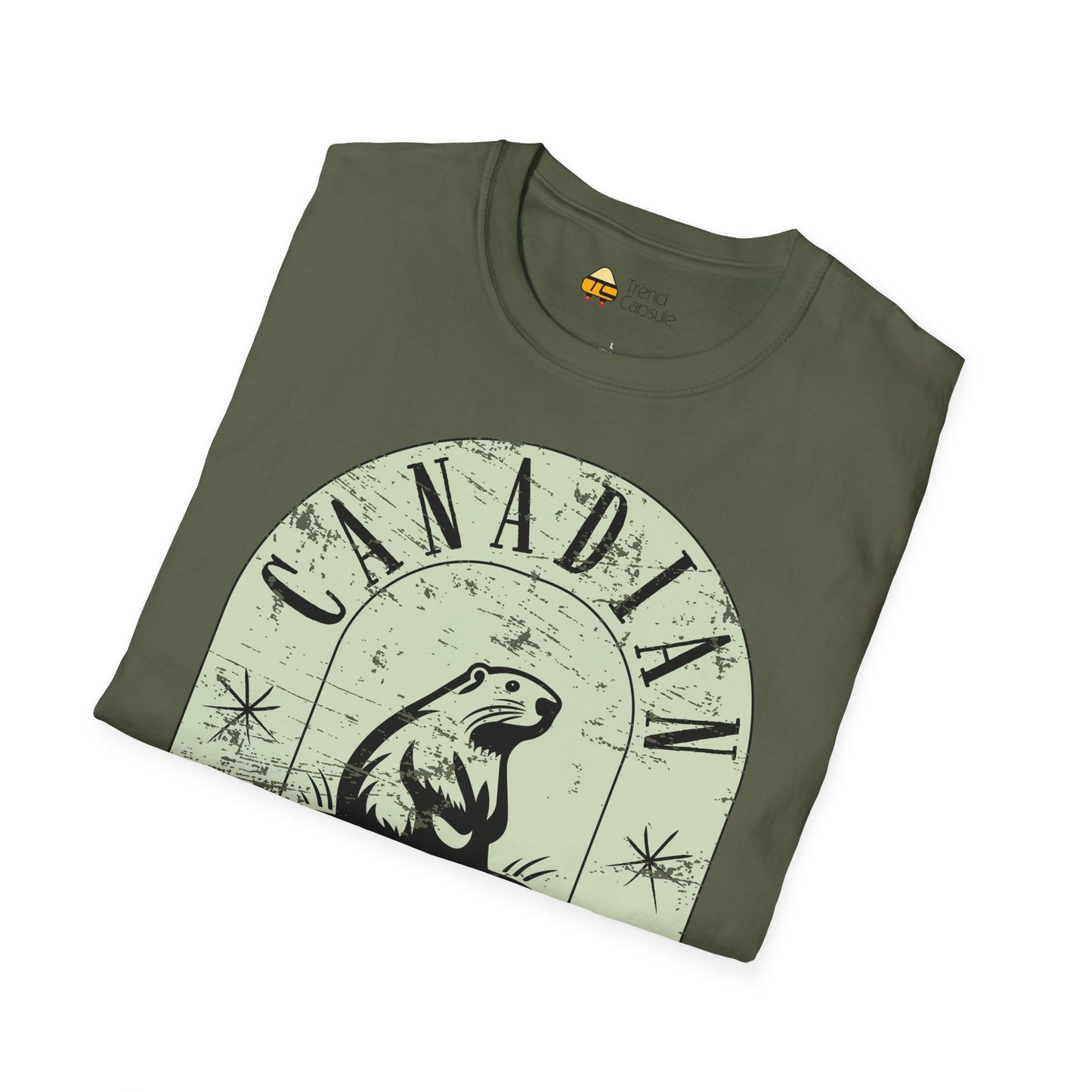 Vintage Canadian Beaver Softstyle T-Shirt