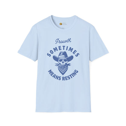 "Growth Sometimes Means Resting" Softstyle T-Shirt