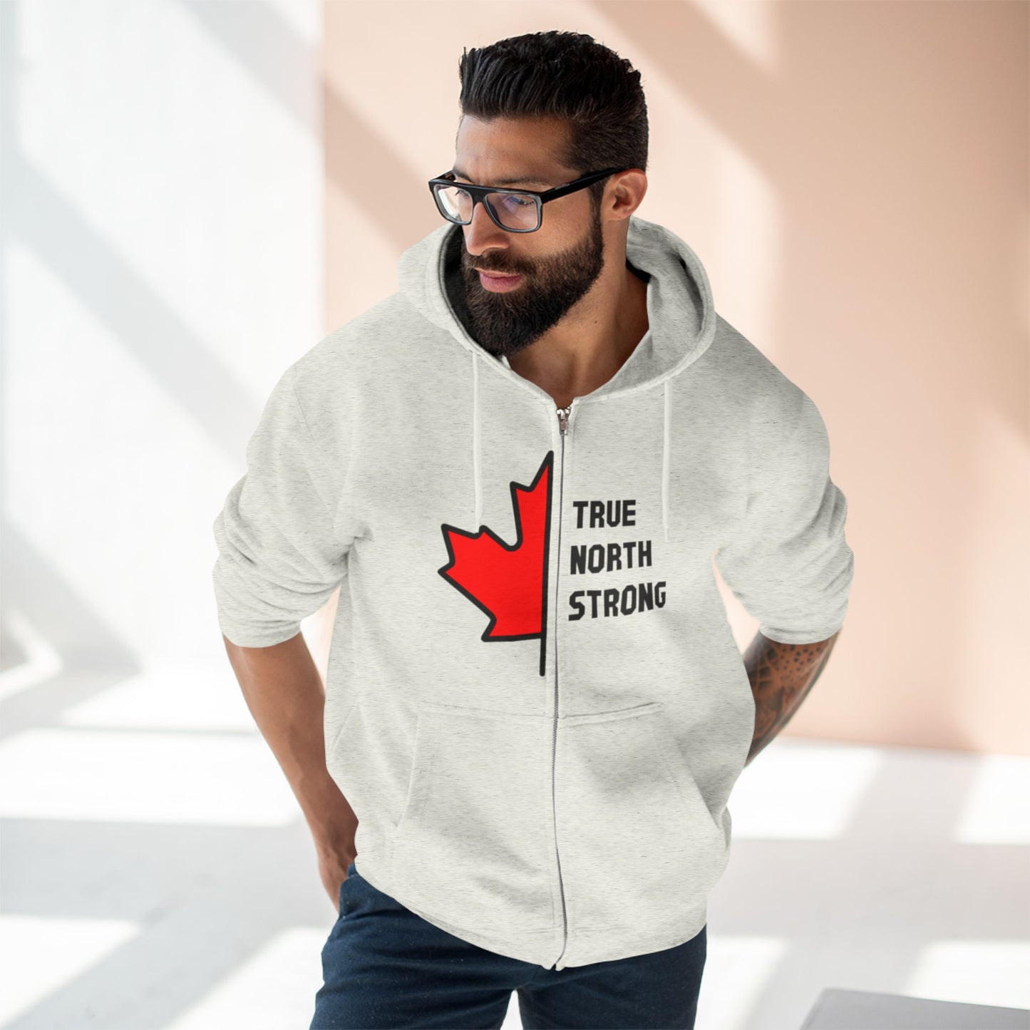 True North Strong Heavy Blend Zip Hoodie