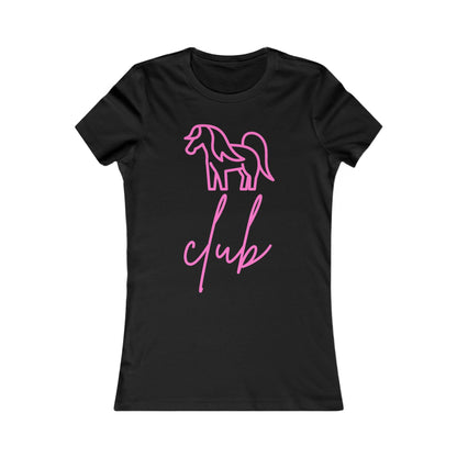 Women's Pony Club Pink Design Softstyle T-Shirt