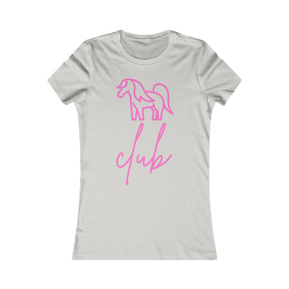 Women's Pony Club Pink Design Softstyle T-Shirt