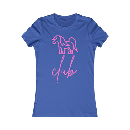 Women's Pony Club Pink Design Softstyle T-Shirt