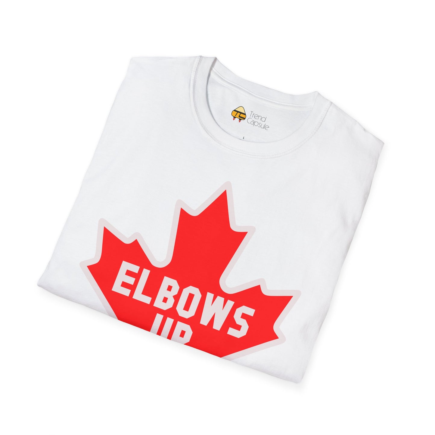Elbows Up Maple Leaf T-Shirt
