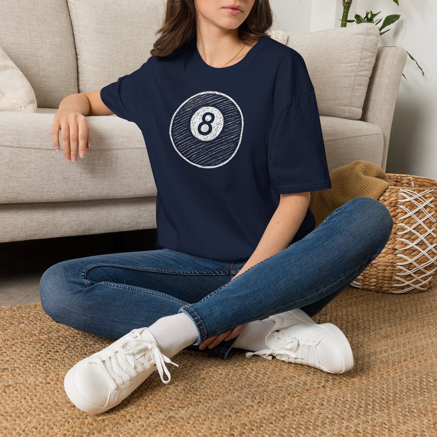 Vintage Chalkboard 8-Ball T-Shirt
