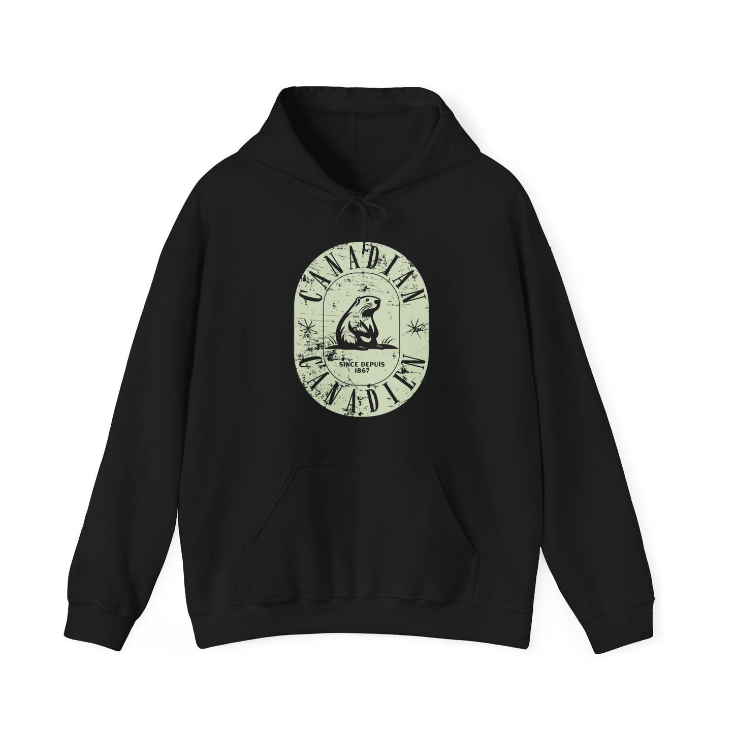 Vintage Canadian Beaver Heritage Hoodie