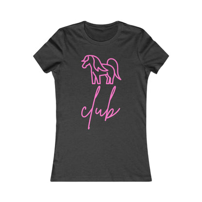 Women's Pony Club Pink Design Softstyle T-Shirt