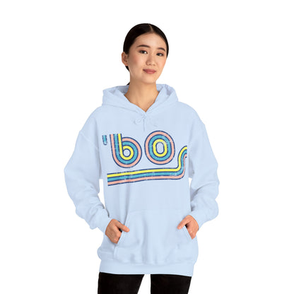 60s Distressed Retro Vibes Unisex Hoodie