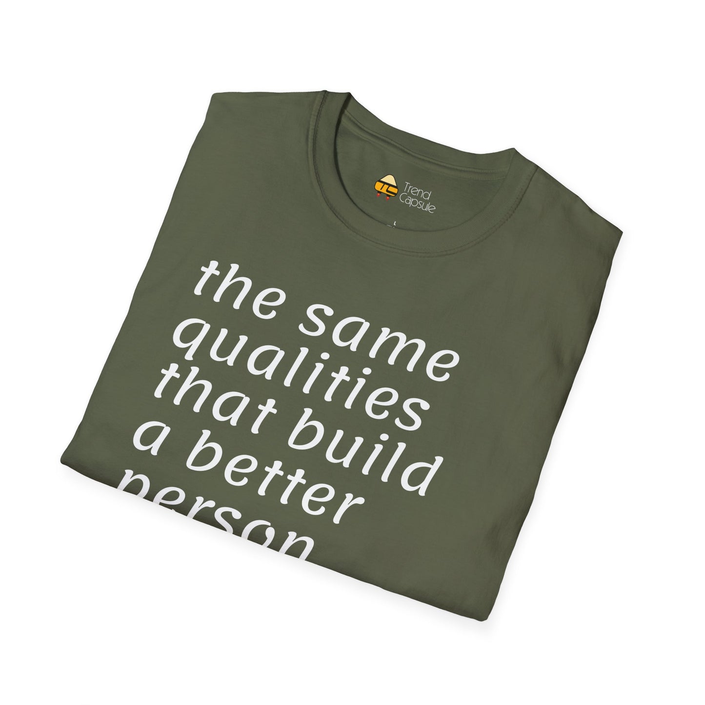Inspirational Better Person & Athlete Softstyle T-Shirt