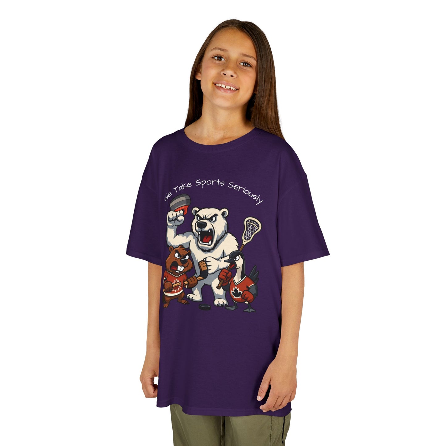Youth's Sporty Canadian Animal T-Shirt