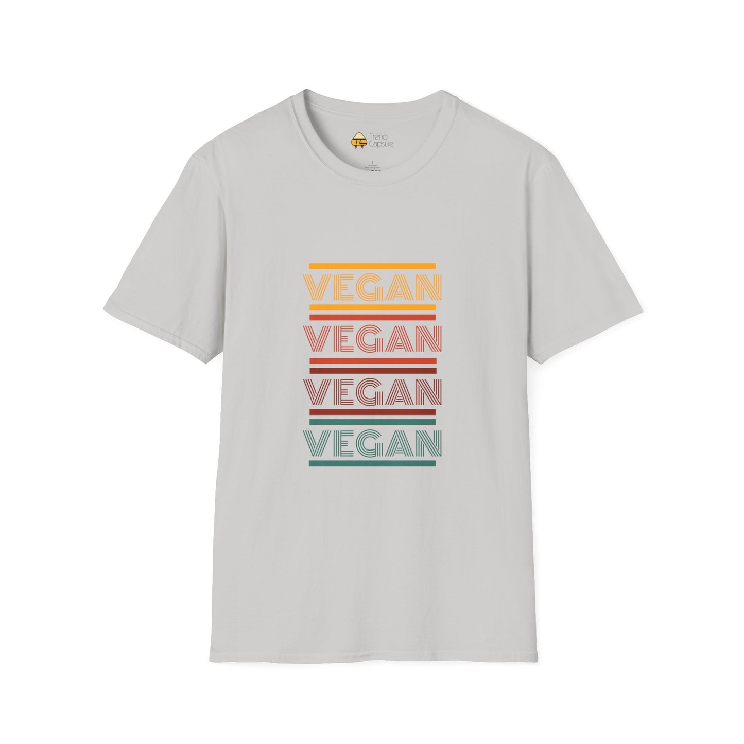 Retro Vegan Eco-Friendly Softstyle T-Shirt