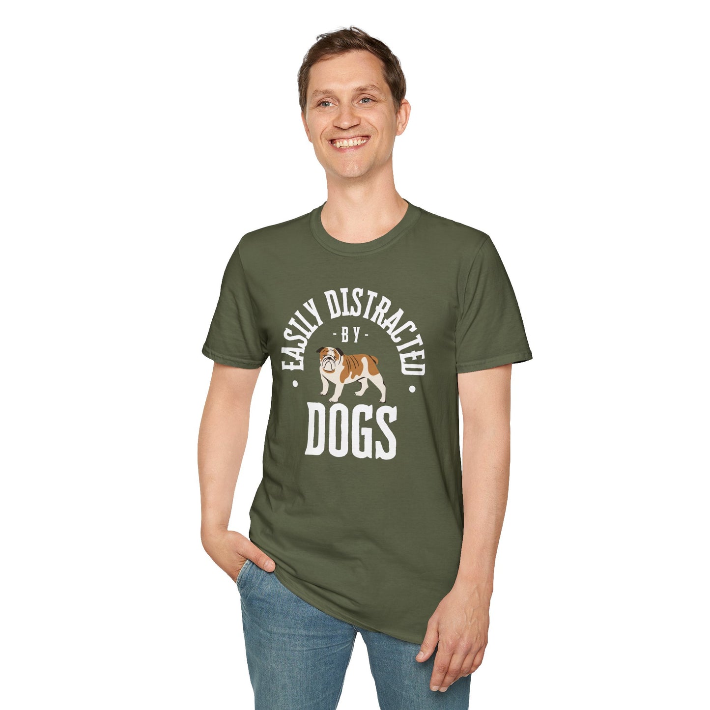 Easily Distracted by Dogs T-Shirt