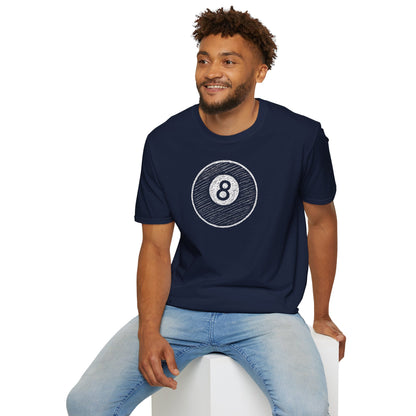 Vintage Chalkboard 8-Ball T-Shirt