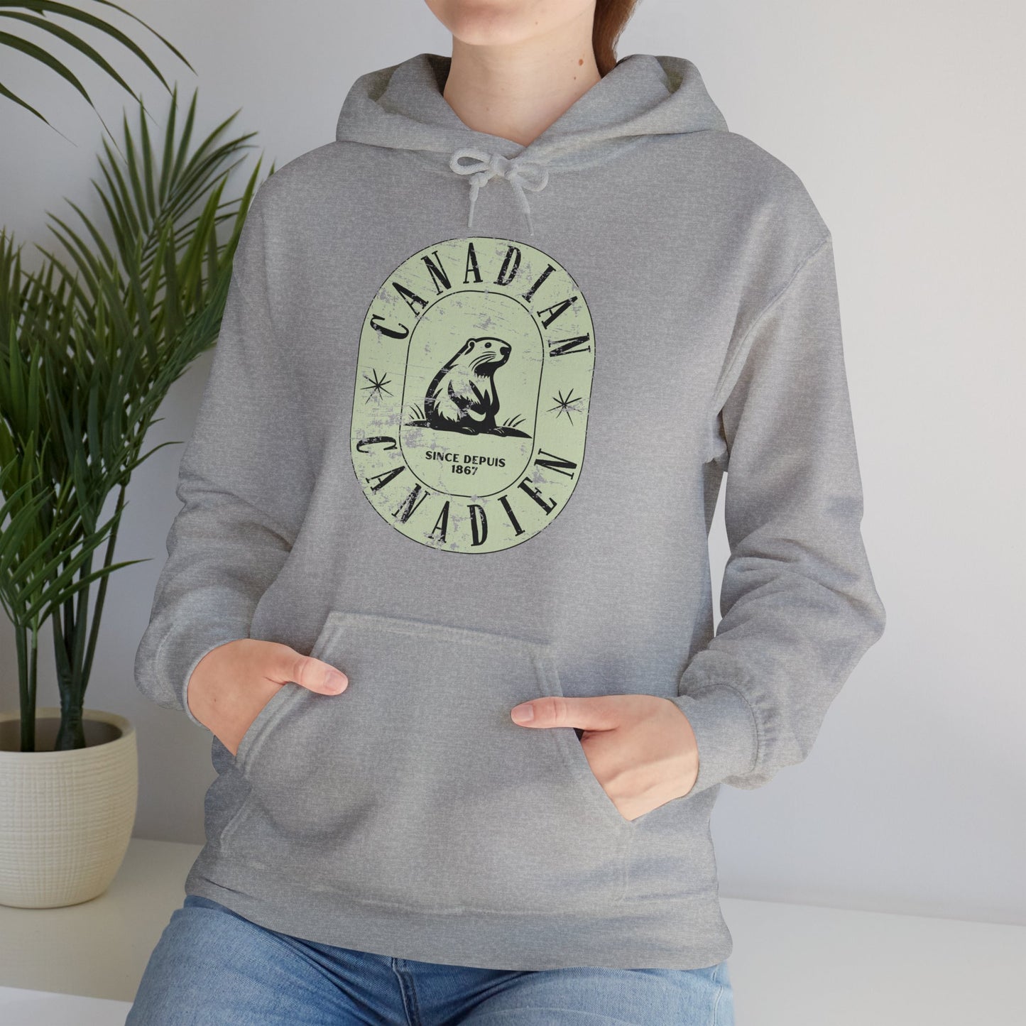 Vintage Canadian Beaver Heritage Hoodie