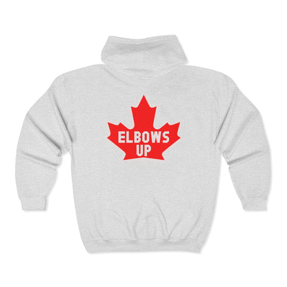 Canada Elbows Up Heavy Blend Zip Hoodie