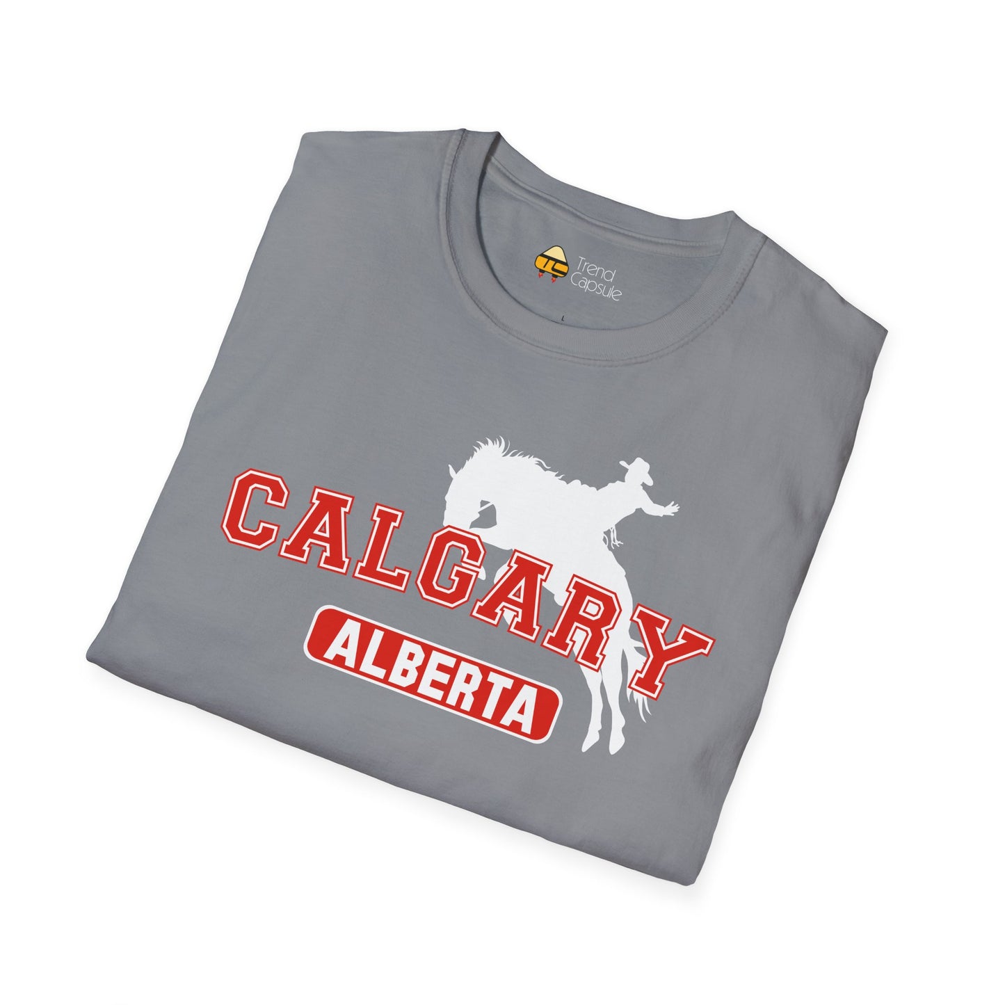 Calgary Alberta Varsity Softstyle T-Shirt