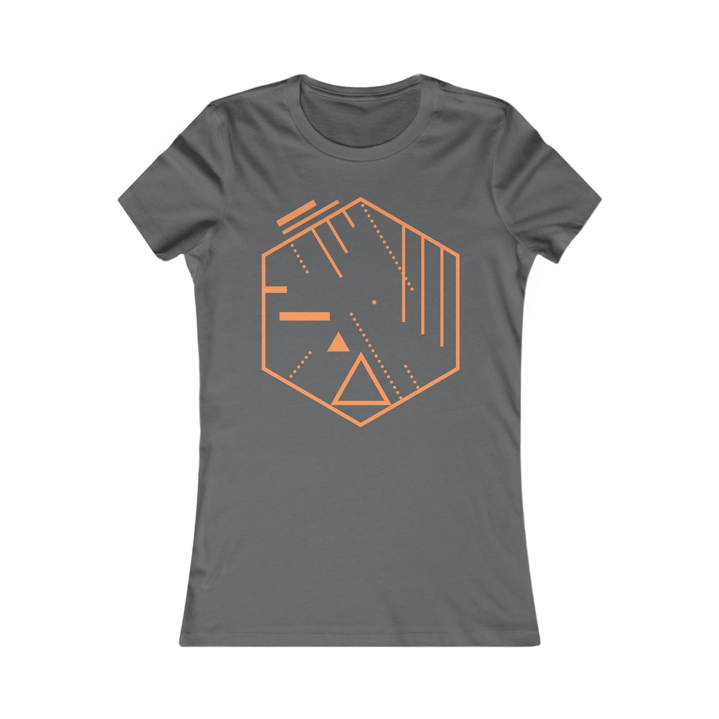 Women's Favourite Stylish Geometric T-Shirt